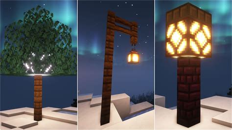 A redstone lamp is a block that produces light when activated with a redstone signal. . Minecraft lamppost